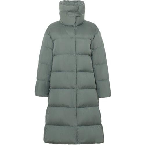 NewBang Long Down Coat Female Thick Down Jacket For Women Feathers Coat Winter Over-knee Windbreaker Warm Parka