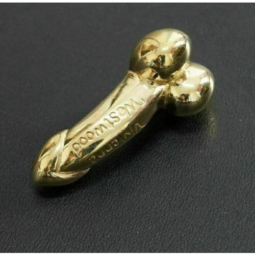 Hand Carved Pure Brass Penis Sculpture Pendant Statue Lovers Gift