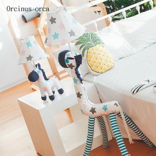 Cartoon animals LED floor lamp living room bedroom bedside lamp modern minimalist creative childrens room floor lamp