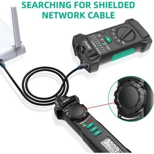 RJ11 RJ45 Network Cable Tester Wire Tracker POE Checker Telephone Line Finder With Digital LCD Screen Networking Tool