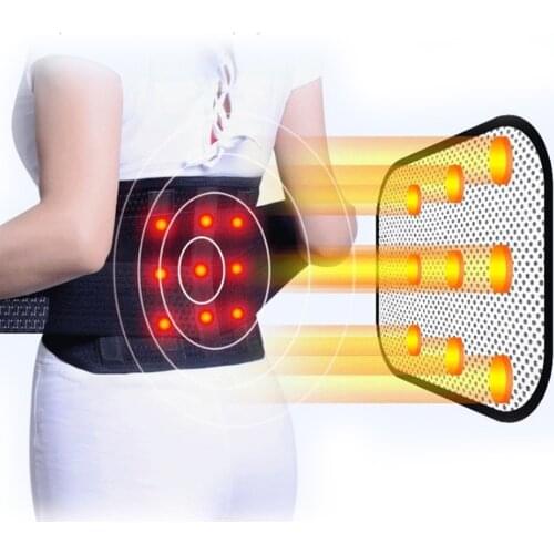 Tourmaline Self-heating Magnetic Waist Steel Bone Lumbar Support Belt Woman Posture Corrector Back Brace Corset Pain Relief Men