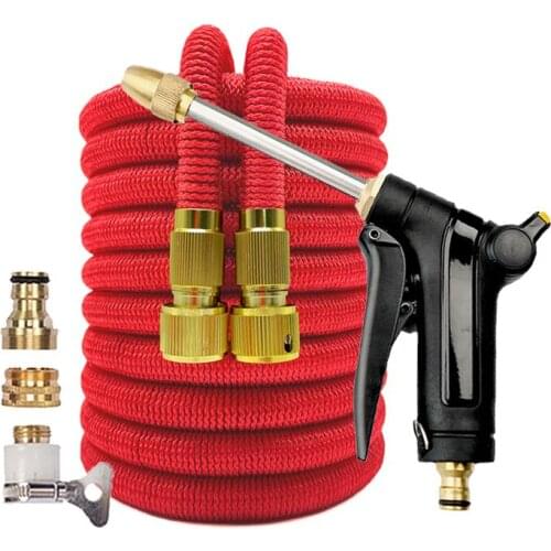 New Type of High Pressure Car Wash Water Gun for Clean Garden Irrigation Watering Flower Telescopic Hose Metal Water Gun Sprayer