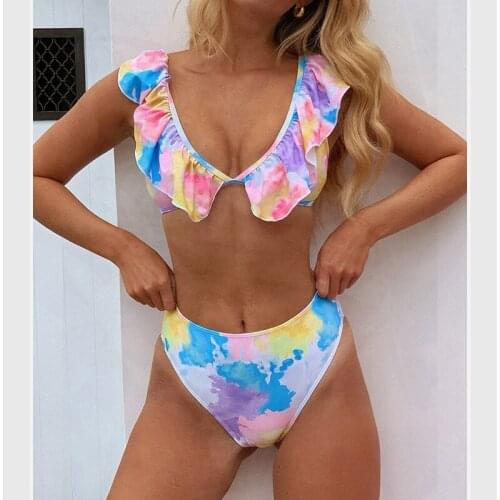 Leopard Bikini Swimwear Two Piece Swimsuits Bathing Suit Biquini Brasileiro Swimming Suit for Women Maillot De Bain Femme