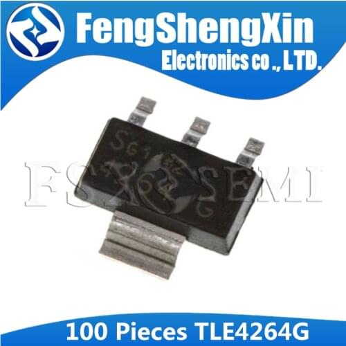 100pcs TLE4264G SOT223 TLE4264 SOT-223 4264G SOT 5-V Low-Drop Fixed-Voltage Regulator