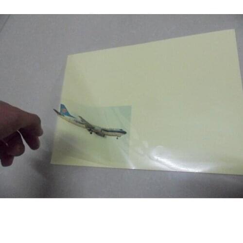 Standard shipping 25PCS self adhesive A4 blank transparent / clear PET label sticker sheets for INKJET printer