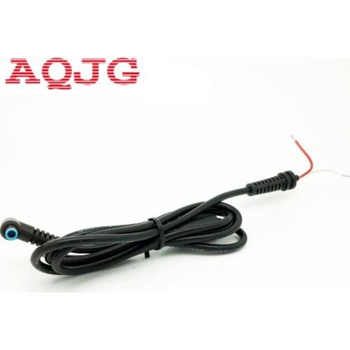 DC Tip 4.5* 3.0 Power Plug Socket Connector with Cord/Cable for DELL HP Laptop 1.2M Promotion Computer cable Black DC 19v 5pcs
