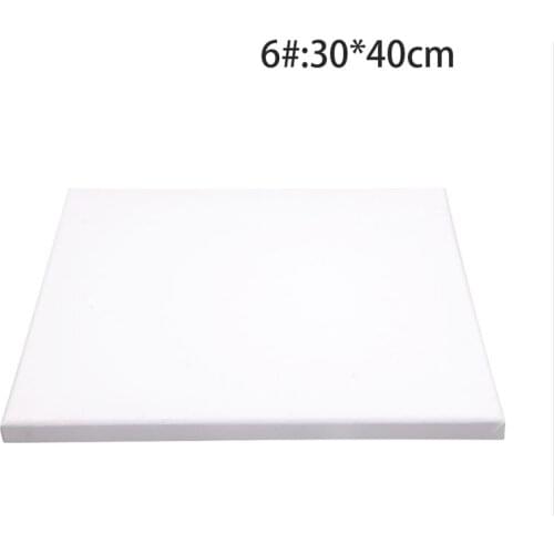 White Blank Square Artist Canvas Wooden Board Frame For Primed Oil Acrylic Paint 32CB