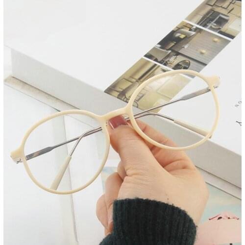 Brand Designer Women Round Eyeglasses 2021 Spectacle Classic Frame Fashion Men Nail Decoration Optical Glasses Reading Glasses