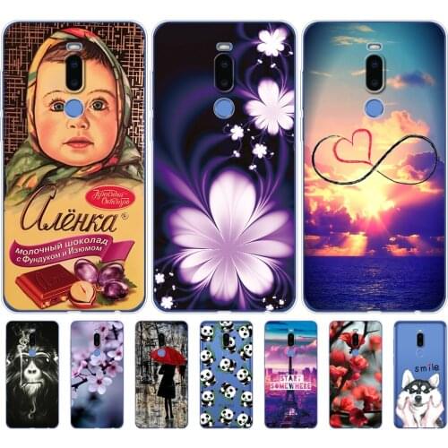 For Meizu X8 Case Silicon Soft TPU Cover for Meizu X 8 MeizuX8 Phone Case Painting Fundas Back Protective Coque Bumper Clear
