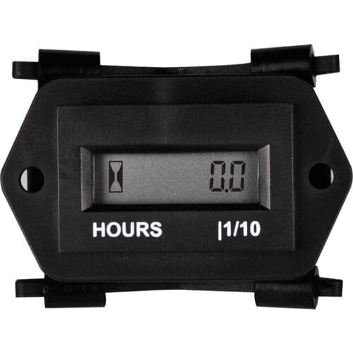 Digital Hour Meter For Lawn Mower Generator Motocycle Farm Tractor Marine Compressor Outboards Chainsaw And Other AC/DC