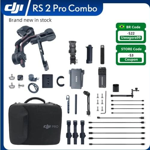 DJI RS 2 Camera Gimbal DJI RS2 PRO COMBO Support 1.4-inch Color Touchscreen Camera Track 3.0 Original Brand New