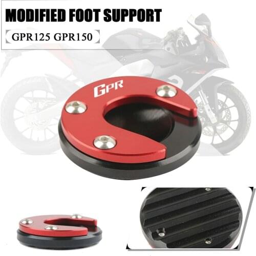 For Aprilia GPR125 GPR150 GPR 125 150 CR150 APR150 CR 150 Motorcycle New CNC Kickstand Sidestand Stand Extension Enlarger Pad