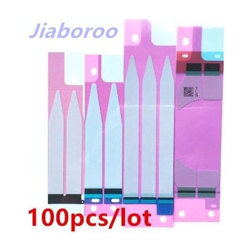100pcs Battery Adhesive Sticker for iPhone 6 6S 7 8 Plus 5S X XR XS Max 3M Double Tape Pull Trip Glue Parts