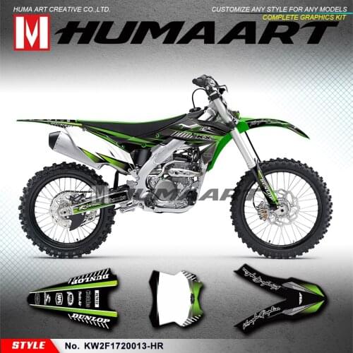 HUMAART Restyle Stickers Graphics Motorcycle Refit Decals Vinyl Wraps for KXF 250 2017 2018 2019 2020, Customizable