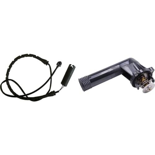 Cooling Thermostat Thermostat Assembly For BMW 3-ER E36 316 & Front Brake Pad Wear Sensor Fits For BMW E36 3 Series