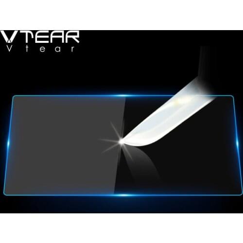 Vtear For MG ZS GPS Navigation Screen Protective Film cover car-styling Tempered Glass protect Sticker accessories interior part