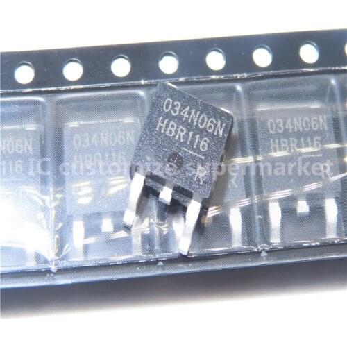 10PCS/LOT NWE 034N06N IPD034N06N3G TO-252 60V 100A SMD Transistor
