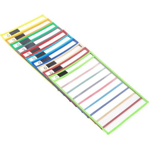 20 Pcs/Set Puzzle Toys Dry Brush Bag Can Be Reused PVC Transparent Drawing Toy F3ME