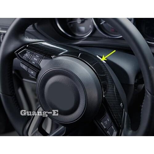 For Mazda6 Mazda 6 Atenza 2017 2018 2019 Car Cover Styling Steering Wheel Interior Kit Switch Trim Sticker Frame Parts Molding