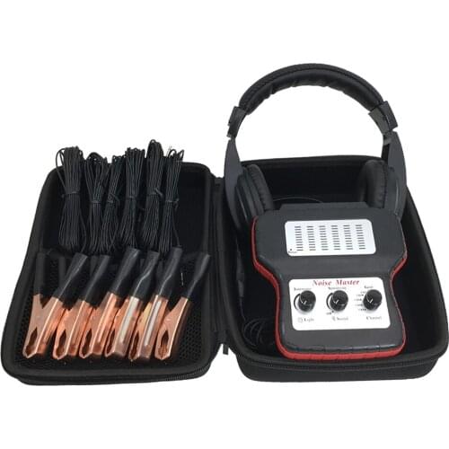 Black Car Electronic Stethoscope Tester Car Diagnostic Tool Engine Repair Tool Sound Detector Noise Finder Gearbox Tester