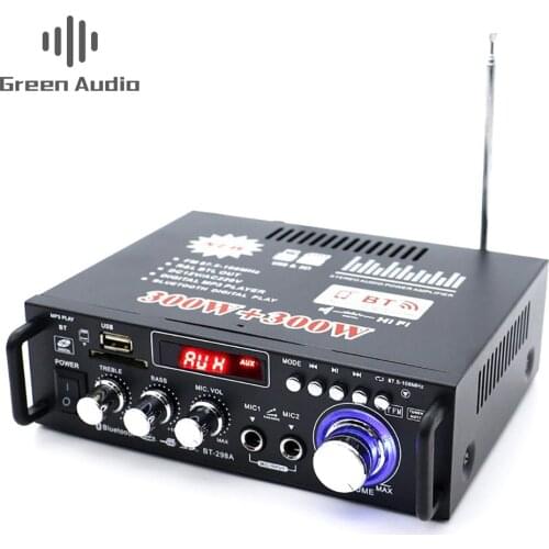 GAP-298A 600W Car Amplifier Audio Stereo Power blueteeth FM Radio 2CH Home Theater Amplifiers Mini Amplificador Audio