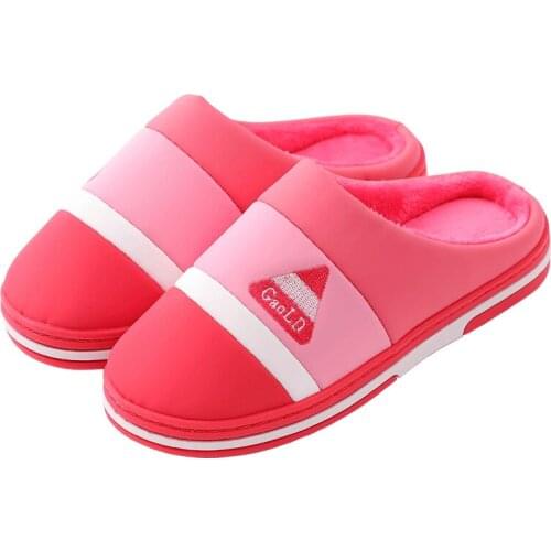 Classic Men Women Plush Slippers Furry Winter Warm Fur Shoes Non-Slip Thick Soled Boys Girls Home Indoor Slippers Zapatillas