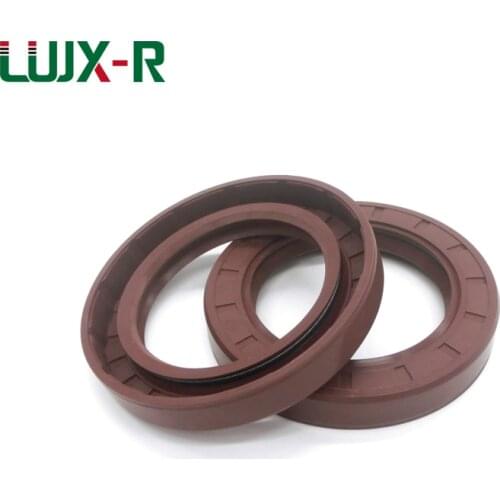 LUJX-R 1pc TC Oil Seal FKM Gasket Skeleton Oil Seal With Spring Steel Radial 23x37x7/23x40x6/23x47x7-24x58x12mm Fluorine Ring