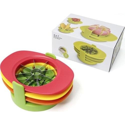 Muilti-function Apple Pear Mango Tomato Guava Orange Pitaya Fruit Vegetables Slicer Corer Cutter Slicer Set Kitchen Gadge