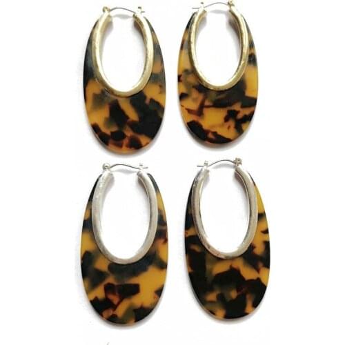 Fashion Cute Design Sweet Leopard Print Alloy Elegant Earrings