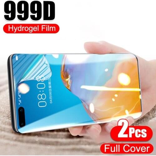 Soft Hydrogel Film For Huawei P40 Pro Plus P30 Lite E P20 Screen Protector Mate 20 Full Cover Protective Film Not Glass