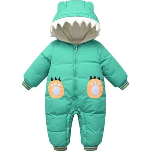 Infant coats clothes baby girls thickened warming garment winter/autumn kids boys cotton jacket fashion jumpsuits cute outerwear