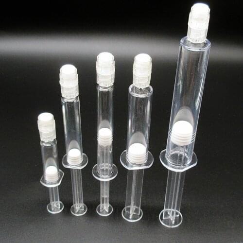 1ml luer lock plastic syringe prefilled cosmetic syringe factory supply wholesale price 100pcs/lot free shipping