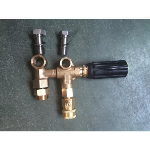 Bouche high pressure washer plunger and piston pump pressure valve pressure regulator