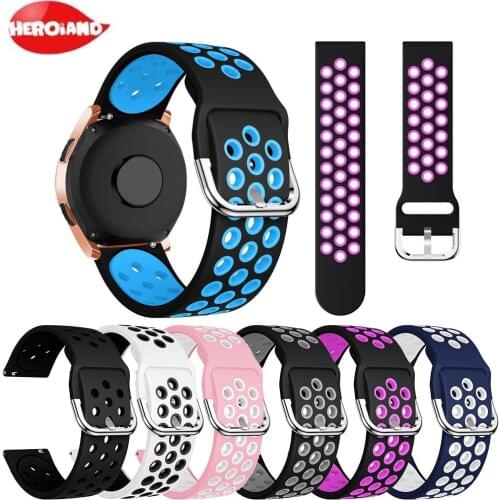 Smart Bracelet Watchband For Garmin Forerunner 645 245 245M Strap For Garmin Vivoactive 3/3HR 20mm Silicone Replment Wristband