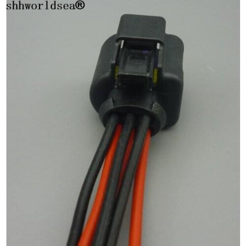 Shhworldsea 6 Pin 1.5mm Auto Waterproof LSU 4.9 Wide Band Oxygen Sensor Connector 1928404669 Throttle Plug 4H0973713