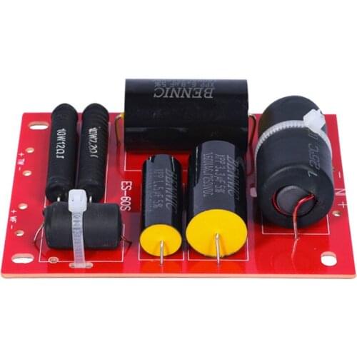 SOTAMIA 100W Audio Crossover 2 Way Treble Bass Frequency Divider Crossover Filters Speaker Accessories For 5-8 Inch Speaker