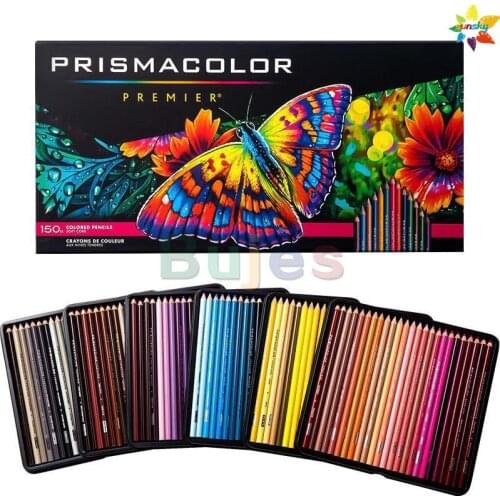USA Original Lapices De Colores Prismacolor Premier Caja Con 150 Piezas Assorted Colors, 150 Pack Gift Box Artist Quality Set