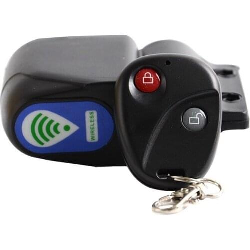 Bicycle remote alarm anti-theft alarm car lock alarm lock mountain bike anti-theft device with remote control