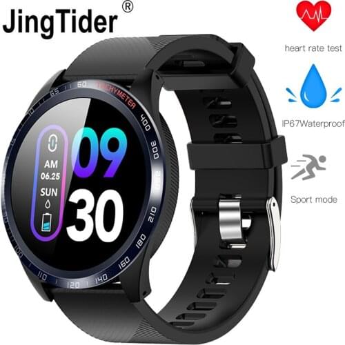 W4 1.3" Classical Round Sreen Smart Watch Heart Rate Blood Pressure Monitor Smart Watch Bracelet IP67 Waterproof Fitness Tracker