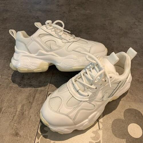 Womens shoes 2020 autumn and winter new versatile thick bottom casual sports shoes women increased running shoes