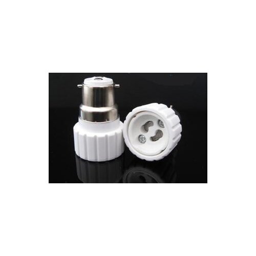 10 pcs b22 to gu10 adapter High quality PC material fireproof material socket adapter