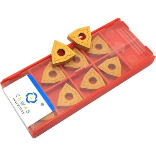 10PCS WNMG080404 PM PC4025 External Turning Tool WNMG 080404 High Quality Carbide Inserts CNC Lathe Cutter Tool For Steel