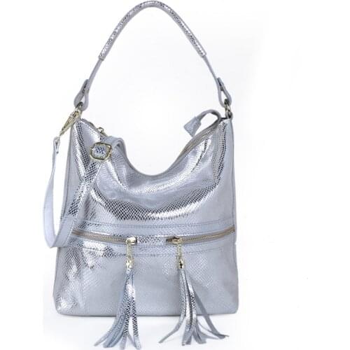 Genuine Brand Ladies Soft Leather Shoulder Bag Luxury Handbags Women Bags Designer Hand Bags For Women Snake leather bag