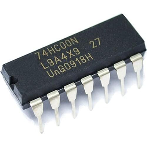 5pcs 74HC00N DIP14 Single chip microcomputer new and original
