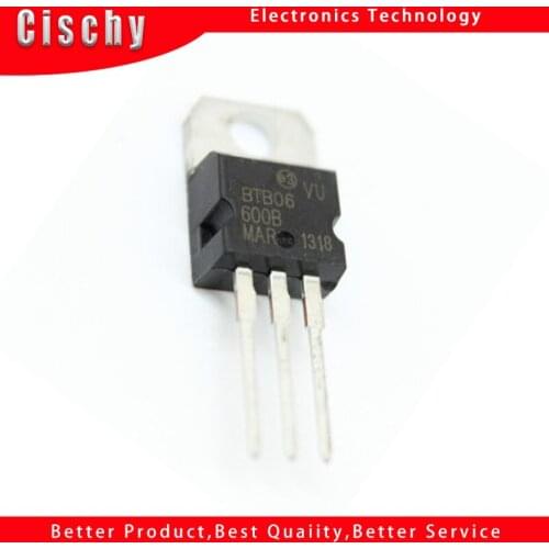 5pcs BTB06-600B TO-220 BTB06-600 TO220 BTB06 06-600B Triacs 6 Amp 600 Volt TO-220 new original