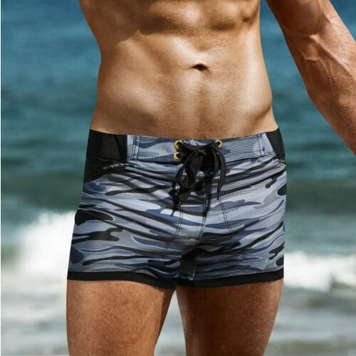 Ang fou Men's Sports Swimming Trunks
