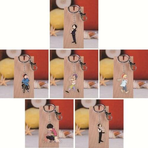 Banana fish Ash Lynx Okumura Anime Keyring Acrylic Pendant Keychain Figure Toy Gifts Cosplay