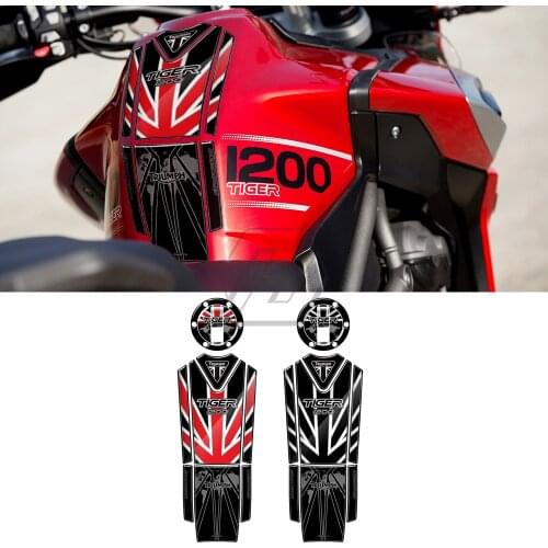 For Triumph Tiger 1200 Explorer 2012-2017 3D Resin Motorcycle Gas Tank Pad Protection Decals