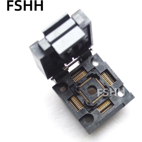 FPQ-44-0.8-19 test socket QFP44 TQFP44 FPQ44 Test Socket/IC Socket 0.8mm Size-10X10mm
