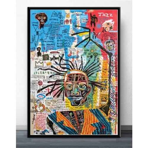 Modern Street Graffiti Artist Canvas Painting Vintage Posters and Prints Wall Art Pictures for Living Room Home Decor Unframed